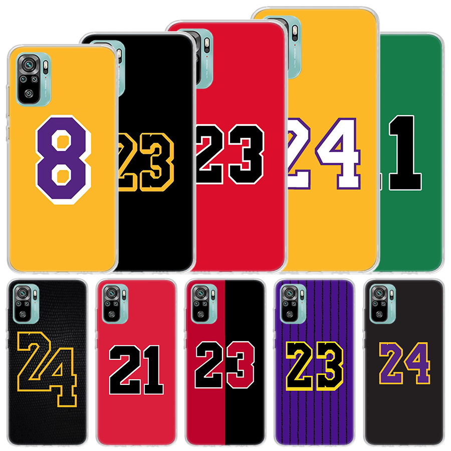 Phone Cases Jordan - Мягкий чехол Basketball 23, 24 номера