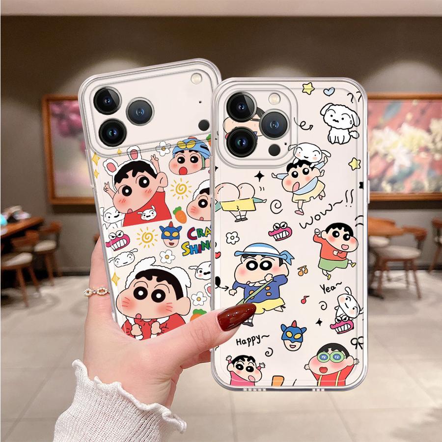 Phone Cases Iphone 14 - Мягкий чехол для телефона Cra-yons Shin-chans