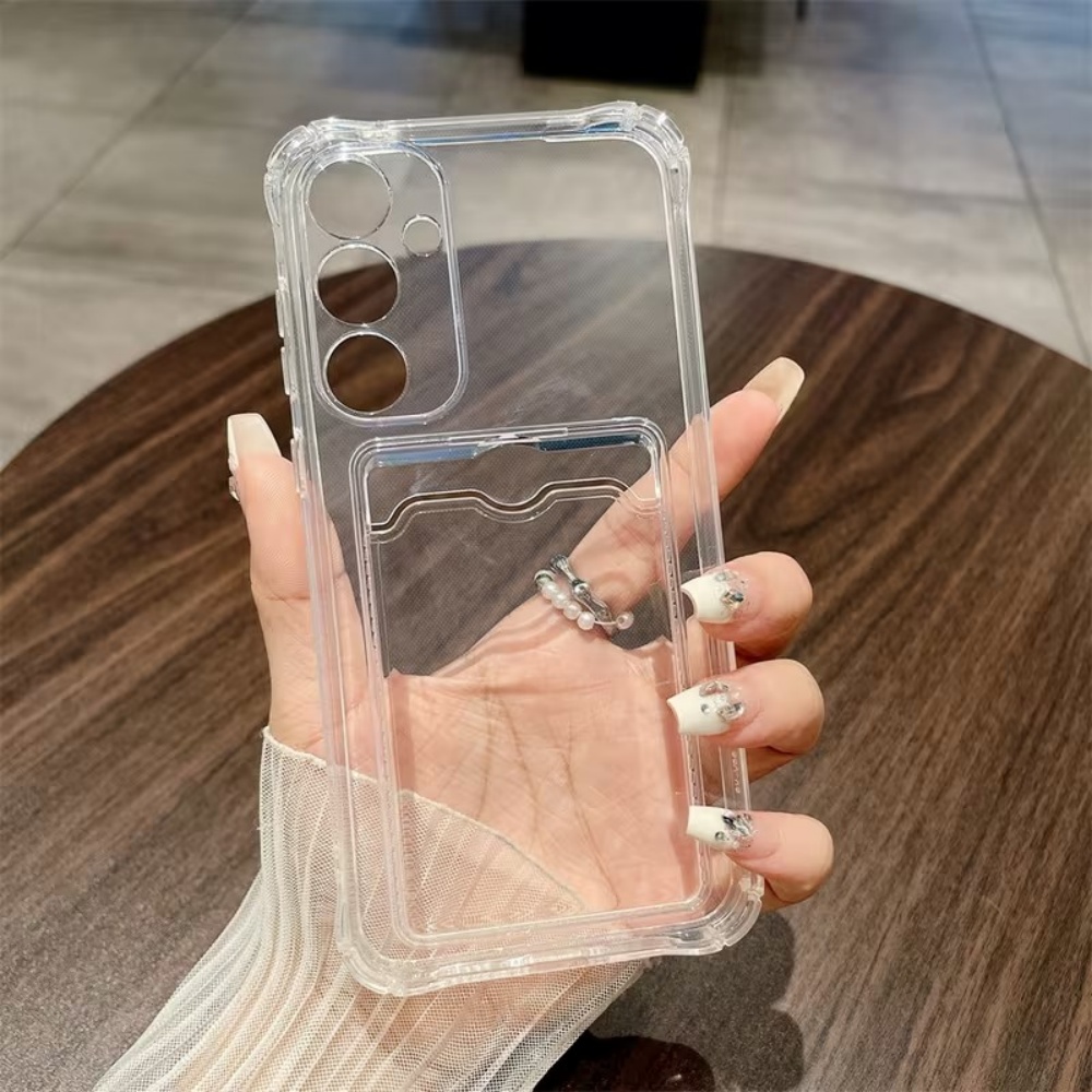 Phone Cases That Hold Cards - Роскошный прозрачный чехол для телефона с