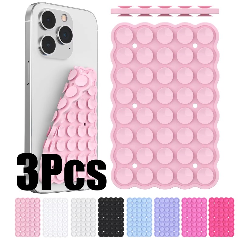 Phone Cases Video - 3 шт. силиконовые держатели-присоски для телефона,