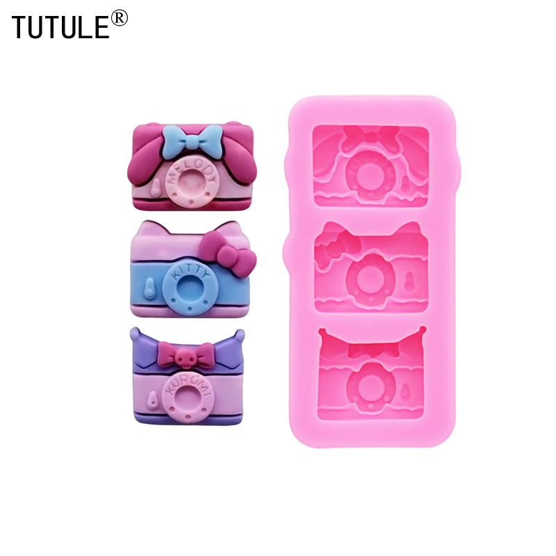 Phone Cases Eu - Силиконовая форма с мультяшной камерой, Искусственная