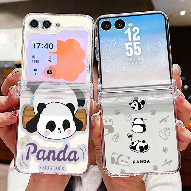 Phone Cases Z Flip 7 - Чехол для телефона с рисунком панды