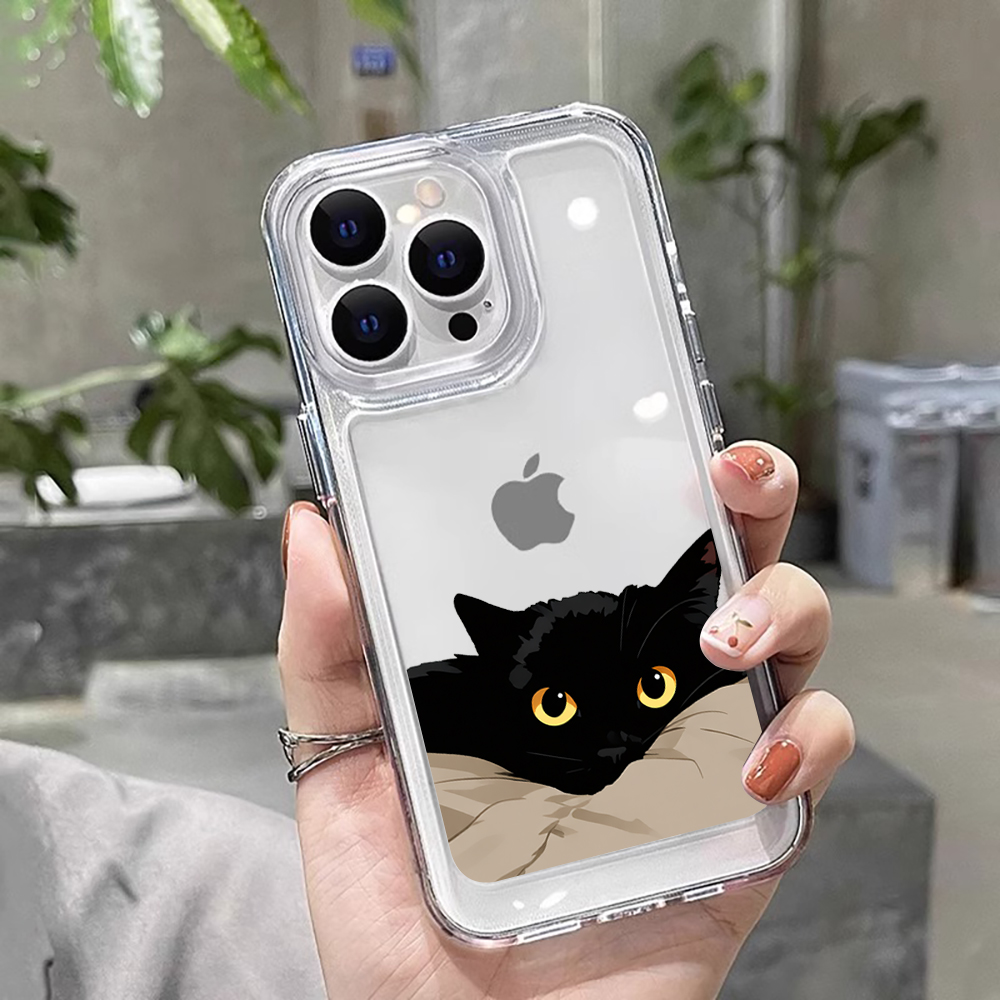 Черный кот, забавная пара, мод – обзор и цена Phone Cases Funny