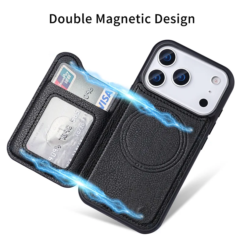 Для Magsafe Магнитный флип-кож – обзор и цена Phone Cases That Hold Cards