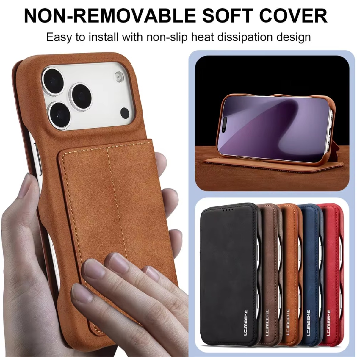 Кожаный магнитный откидной чех – обзор и цена Phone Cases That Hold Cards