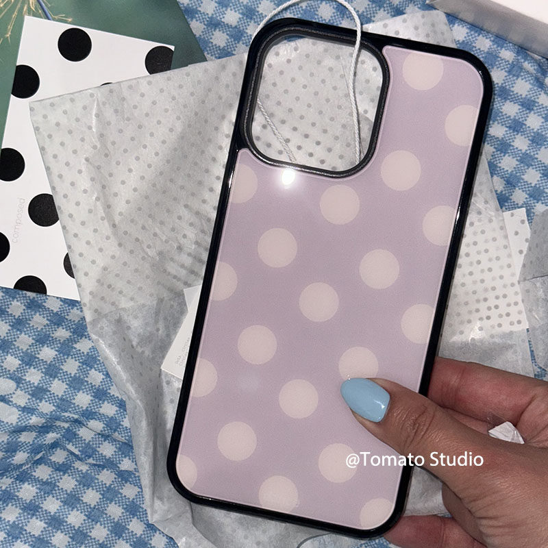 Модный корейский чехол для тел – обзор и цена Phone Cases Polka Dot