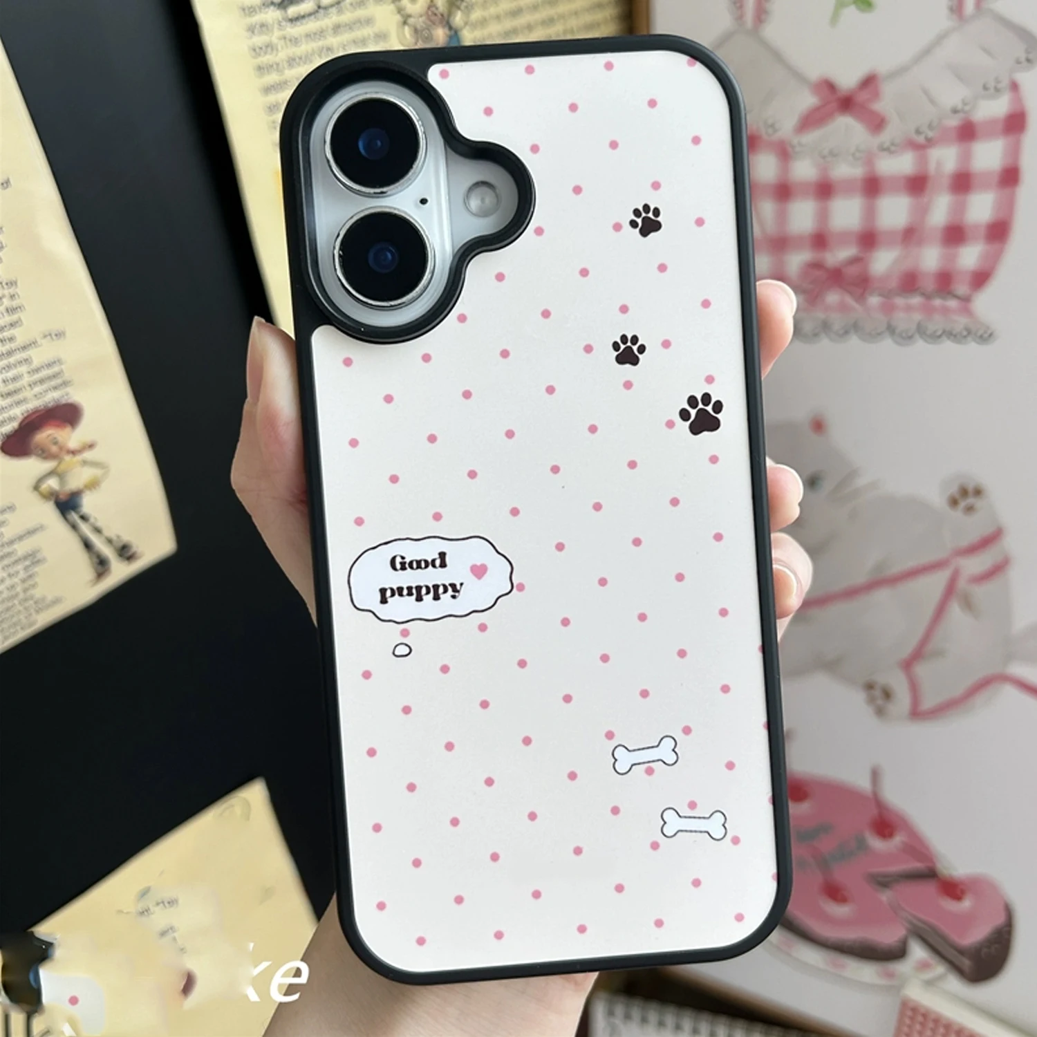 INS Pink Wave Point Good Puppy – обзор и цена Phone Cases Cute Iphone 13